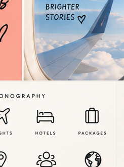 Good Flights Only brand graphic